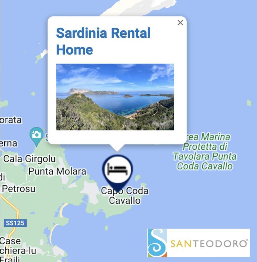 Apartament San Teodoro Punta Est Curatissimo Bilocale Capo Coda Cavallo Zewnętrze zdjęcie